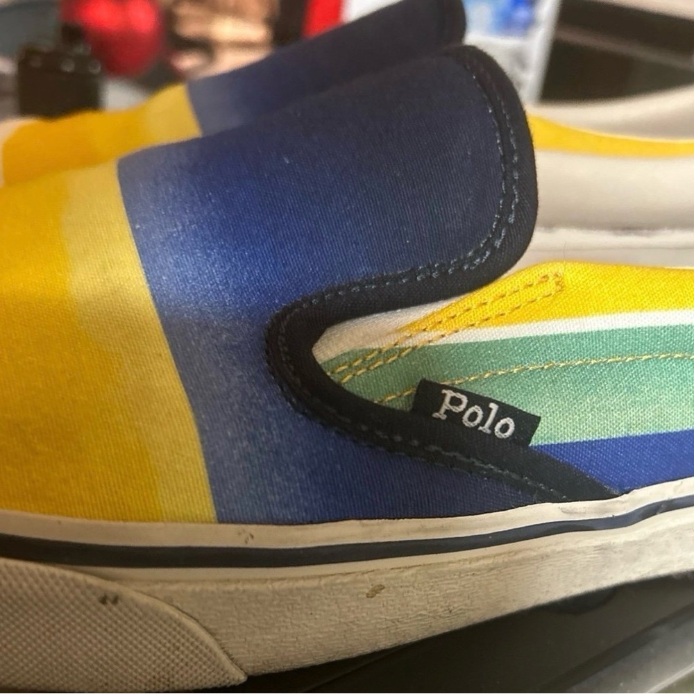 Mens Colorblock Slip-On Shoes by Polo Ralph Lauren - Picture 2 of 5